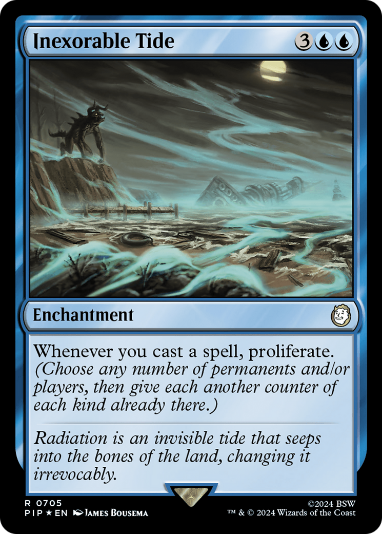 Inexorable Tide (Surge Foil) [Fallout] | Lots Moore NSW
