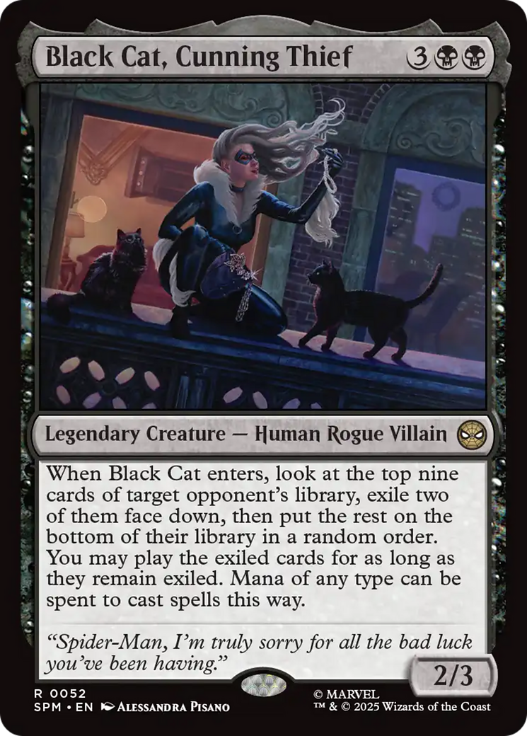 Black Cat, Cunning Thief [Marvel's Spider-Man] | Lots Moore NSW