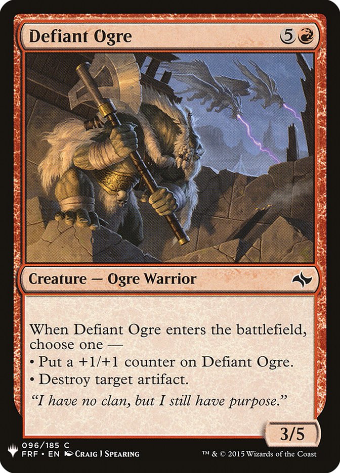 Defiant Ogre [Mystery Booster] | Lots Moore NSW