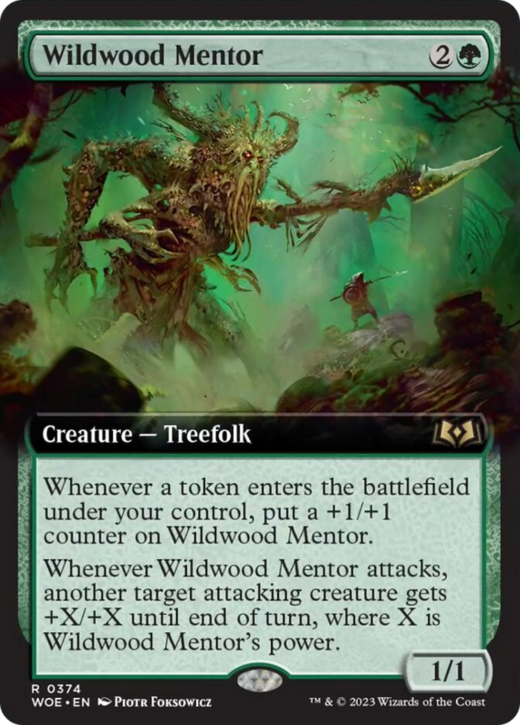 Wildwood Mentor (Extended Art) [Wilds of Eldraine] | Lots Moore NSW