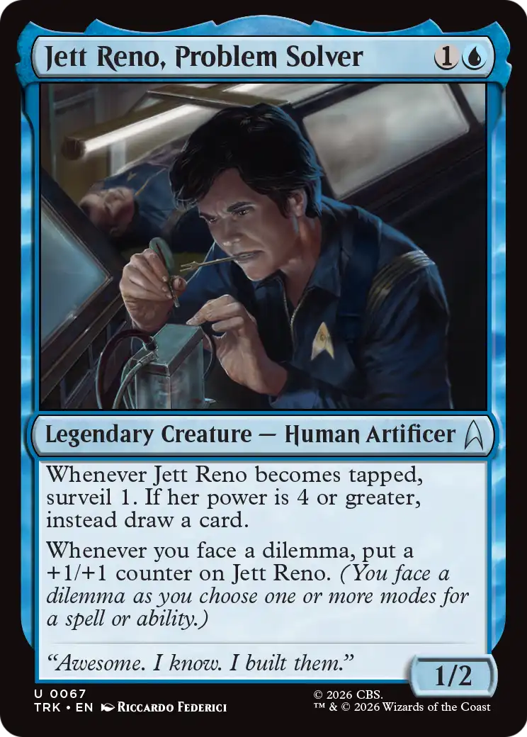 Jett Reno, Problem Solver [Star Trek] | Lots Moore NSW