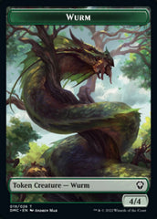 Bird (002) // Wurm Double-Sided Token [Dominaria United Tokens] | Lots Moore NSW