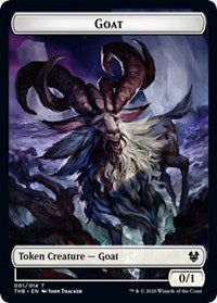 Goat // Satyr Double-Sided Token [Theros Beyond Death Tokens] | Lots Moore NSW