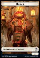 Human // Bird Double-Sided Token [Innistrad: Midnight Hunt Tokens] | Lots Moore NSW