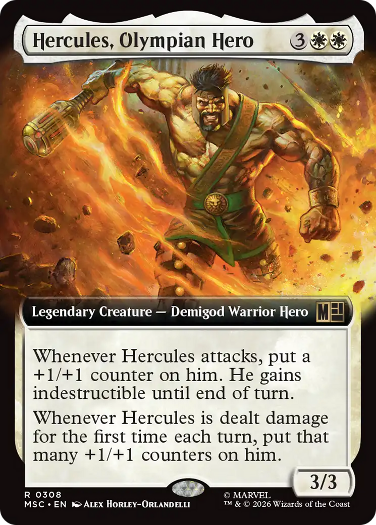 Hercules, Olympian Hero (Extended Art) [Marvel Super Heroes Commander] | Lots Moore NSW