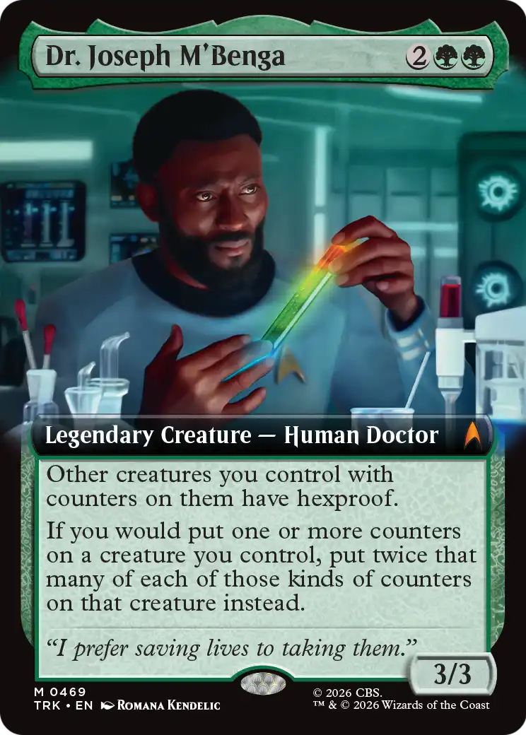 Dr. Joseph M'Benga (Extended Art) [Star Trek] | Lots Moore NSW