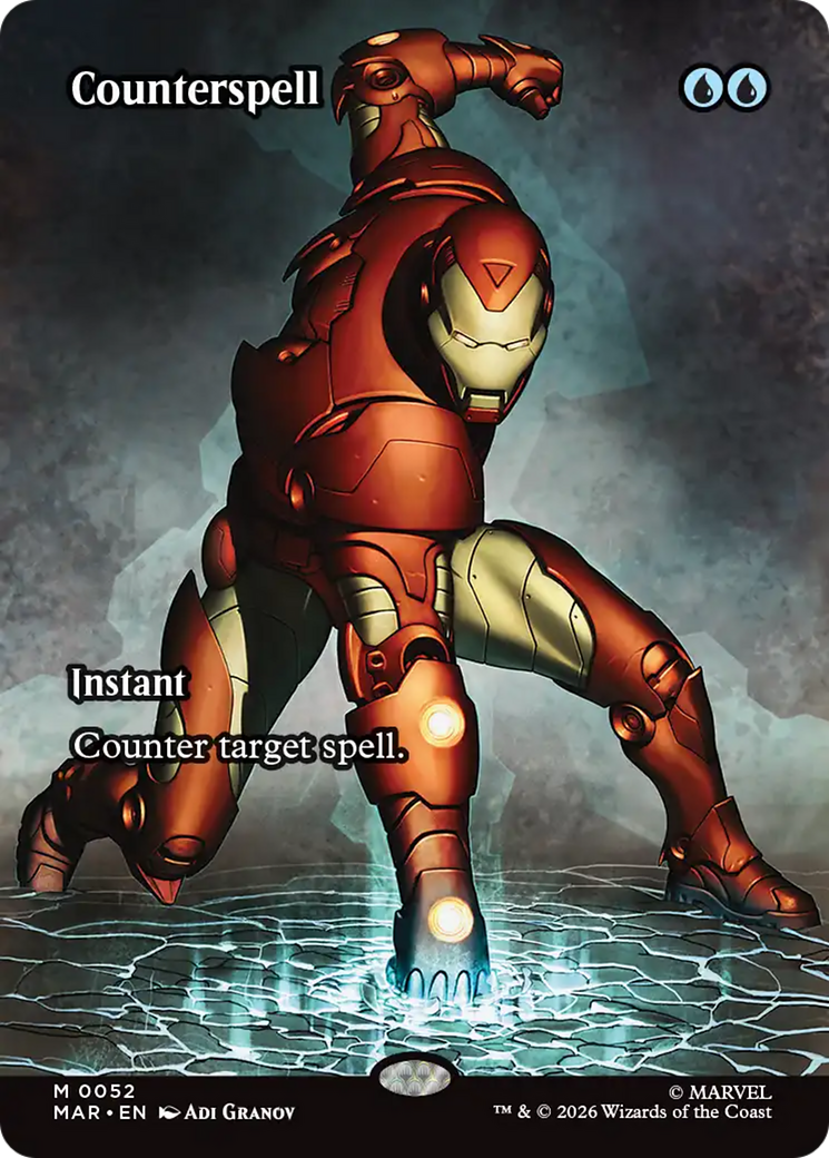 Counterspell (Borderless) (0052) [Marvel Universe: Eternal-Legal] | Lots Moore NSW