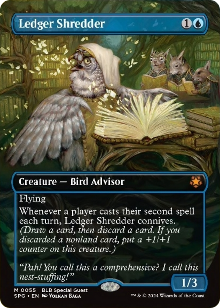 Ledger Shredder (Borderless) [Bloomburrow Special Guests] | Lots Moore NSW