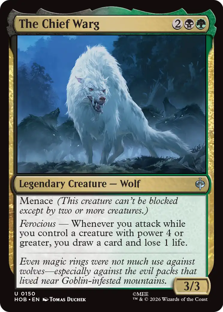 The Chief Warg [The Hobbit] | Lots Moore NSW