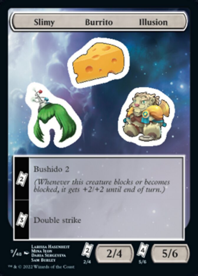 Slimy Burrito Illusion [Unfinity Stickers] | Lots Moore NSW