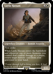 Layla Hassan (Foil Etched) [Assassin's Creed] | Lots Moore NSW