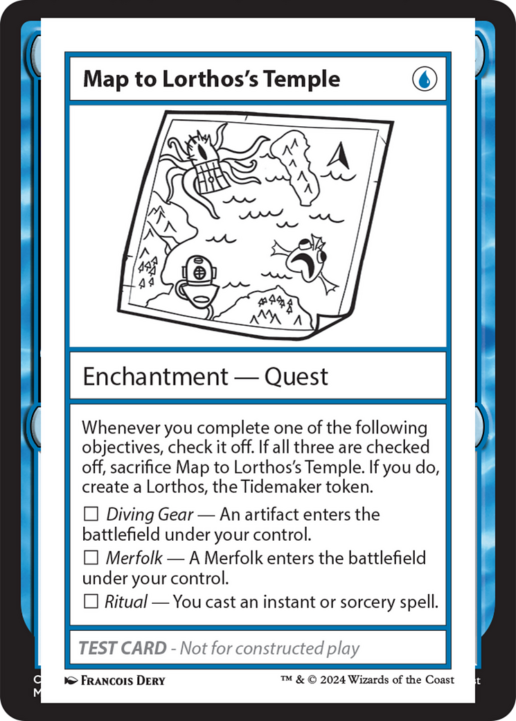 Map to Lorthos's Temple [Mystery Booster 2 Playtest Cards] | Lots Moore NSW