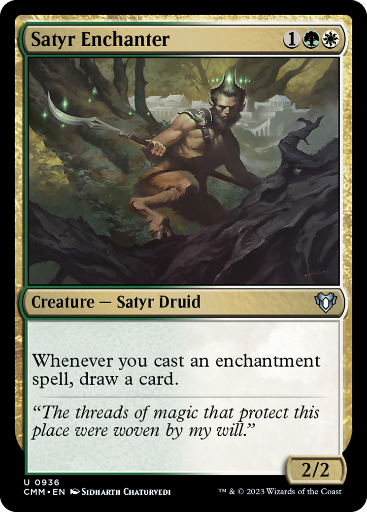 Satyr Enchanter [Commander Masters] | Lots Moore NSW