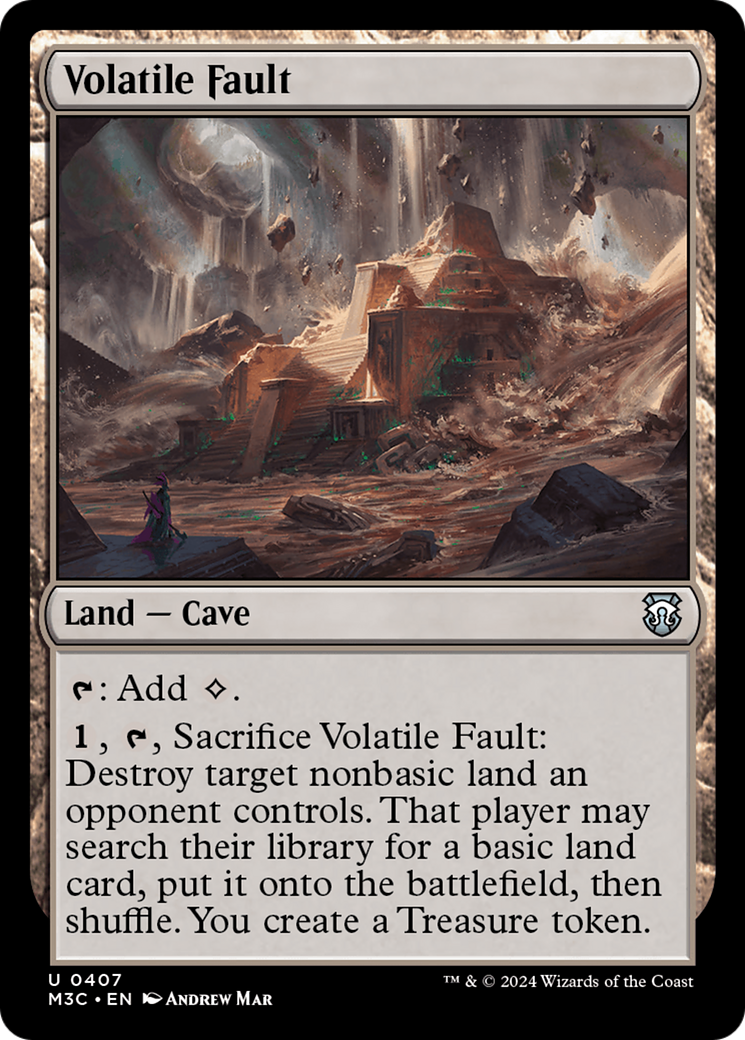 Volatile Fault (Ripple Foil) [Modern Horizons 3 Commander] | Lots Moore NSW