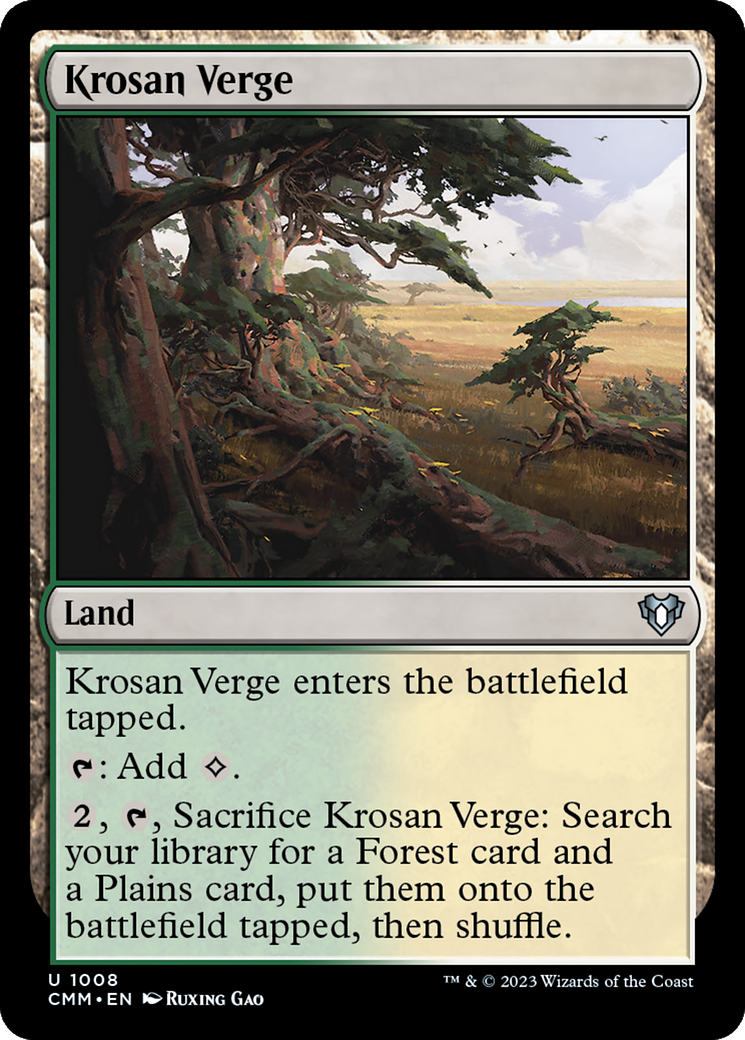 Krosan Verge [Commander Masters] | Lots Moore NSW