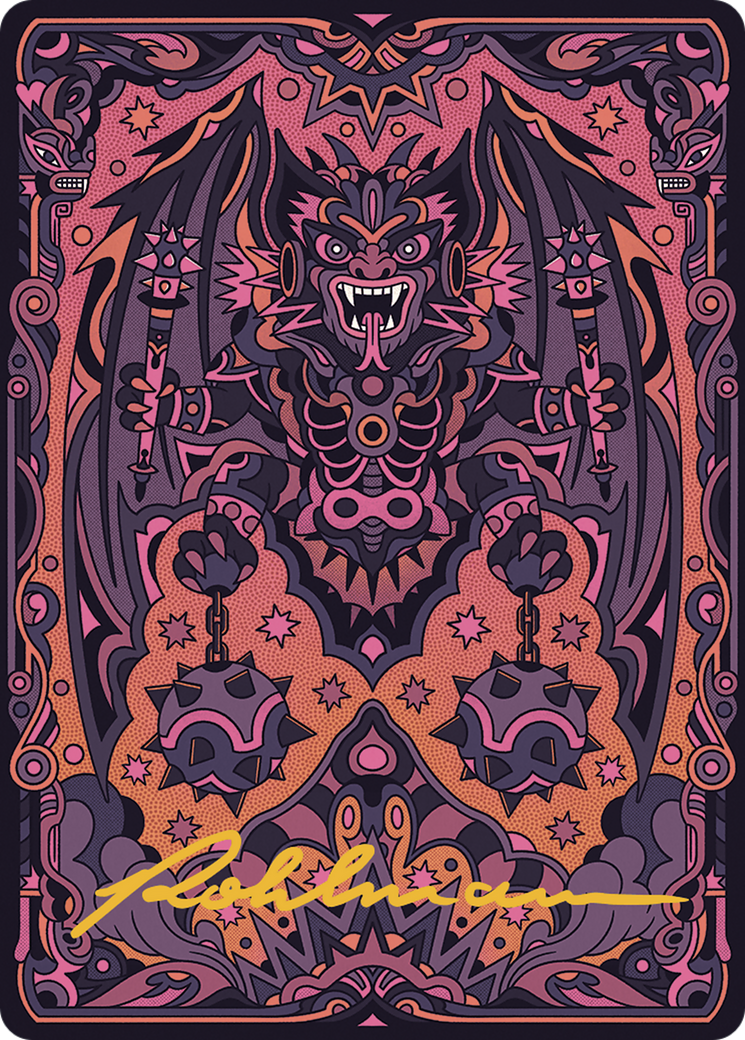 Bloodletter of Aclazotz Art Card (61/81) (Gold-Stamped Signature) [The Lost Caverns of Ixalan Art Series] | Lots Moore NSW
