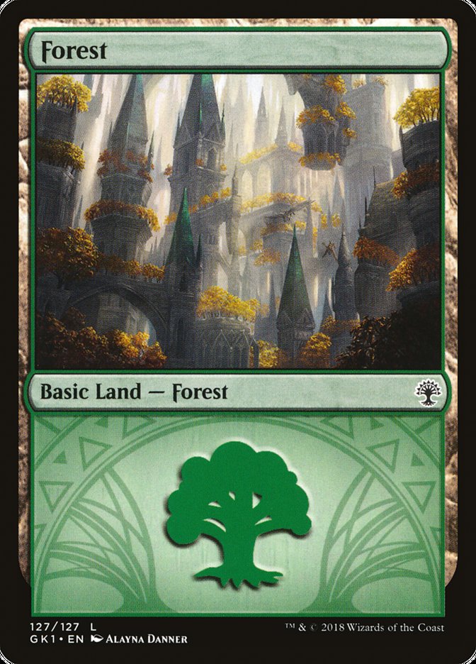 Forest (127) [Guilds of Ravnica Guild Kit] | Lots Moore NSW