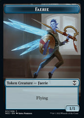 Faerie // Rogue Double-Sided Token [Streets of New Capenna Commander Tokens] | Lots Moore NSW