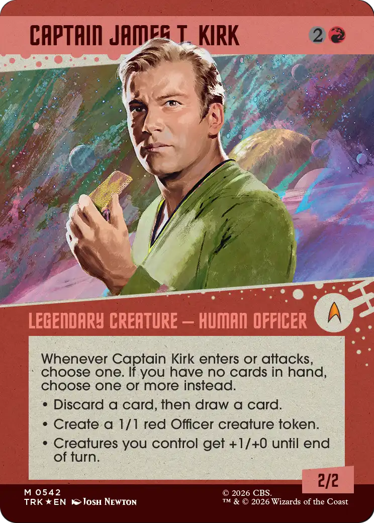 Captain James T. Kirk (Showcase) (Surge Foil) [Star Trek] | Lots Moore NSW
