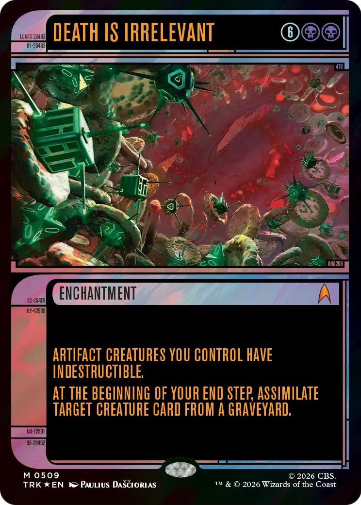 Death Is Irrelevant (Showcase) (Surge Foil) [Star Trek] | Lots Moore NSW