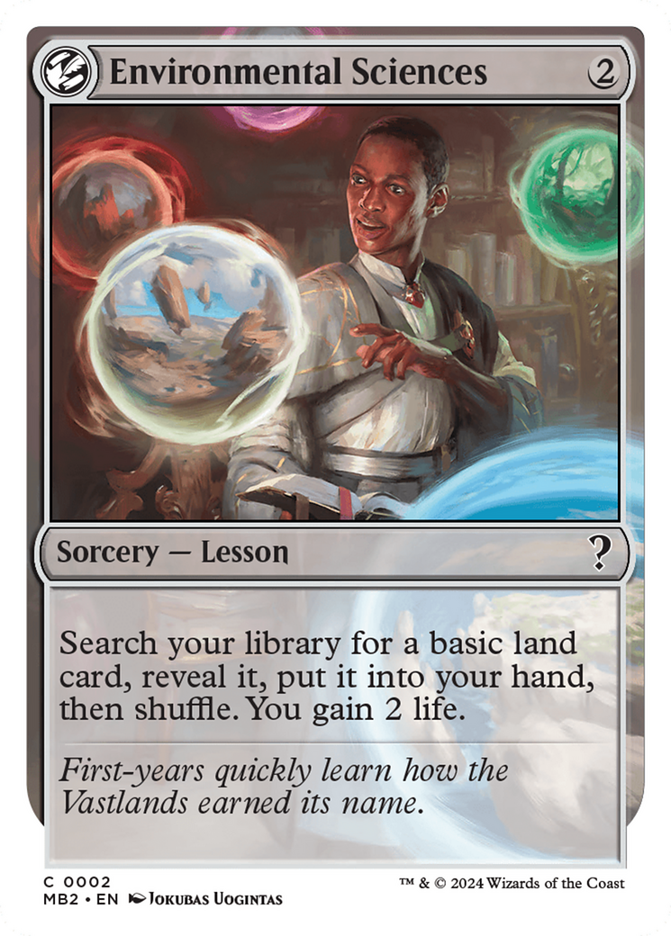 Environmental Sciences (White Border) [Mystery Booster 2] | Lots Moore NSW