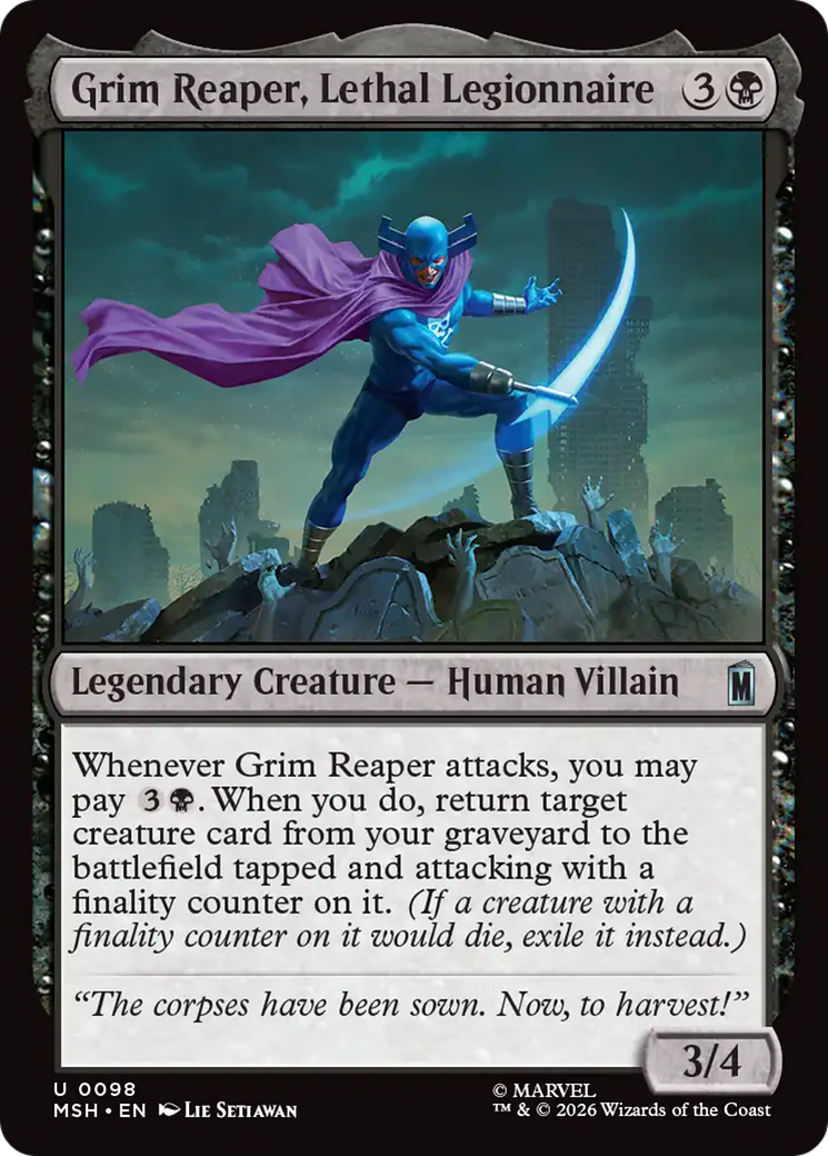 Grim Reaper, Lethal Legionnaire [Marvel Super Heroes] | Lots Moore NSW
