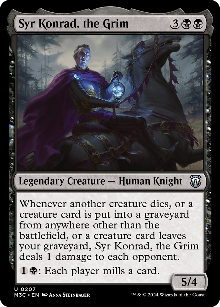 Syr Konrad, the Grim (Ripple Foil) [Modern Horizons 3 Commander] | Lots Moore NSW