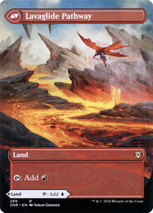 Riverglide Pathway // Lavaglide Pathway (Borderless Alternate Art) [Zendikar Rising] | Lots Moore NSW