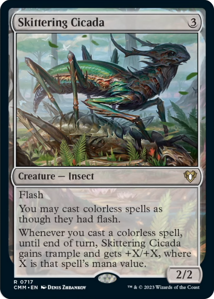 Skittering Cicada [Commander Masters] | Lots Moore NSW