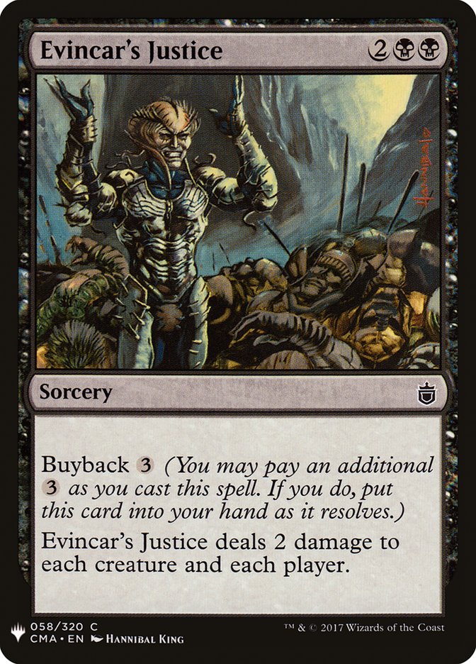 Evincar's Justice [Mystery Booster] | Lots Moore NSW