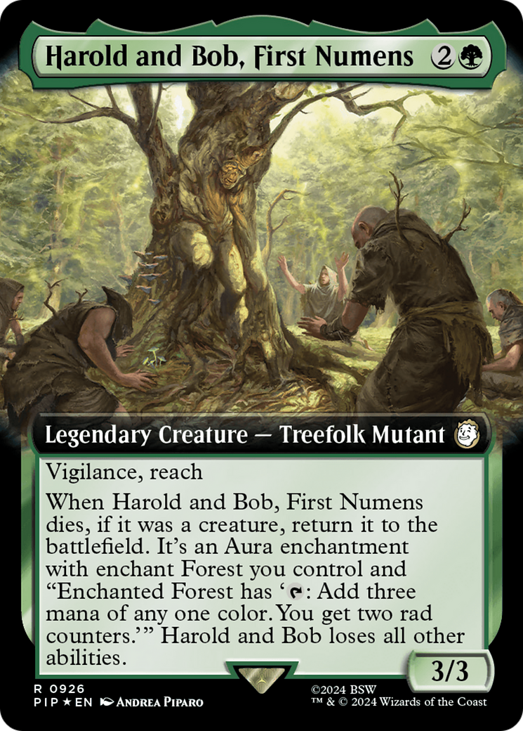 Harold and Bob, First Numens (Extended Art) (Surge Foil) [Fallout] | Lots Moore NSW