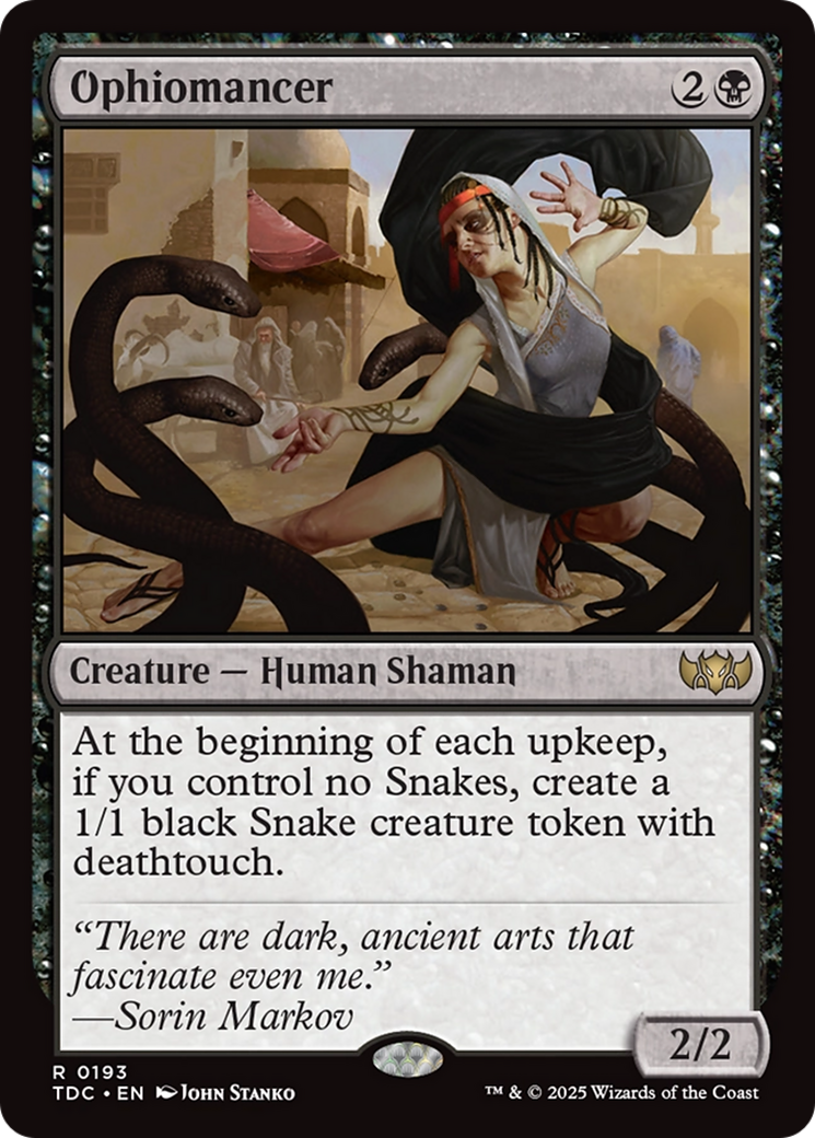 Ophiomancer [Tarkir: Dragonstorm Commander] | Lots Moore NSW