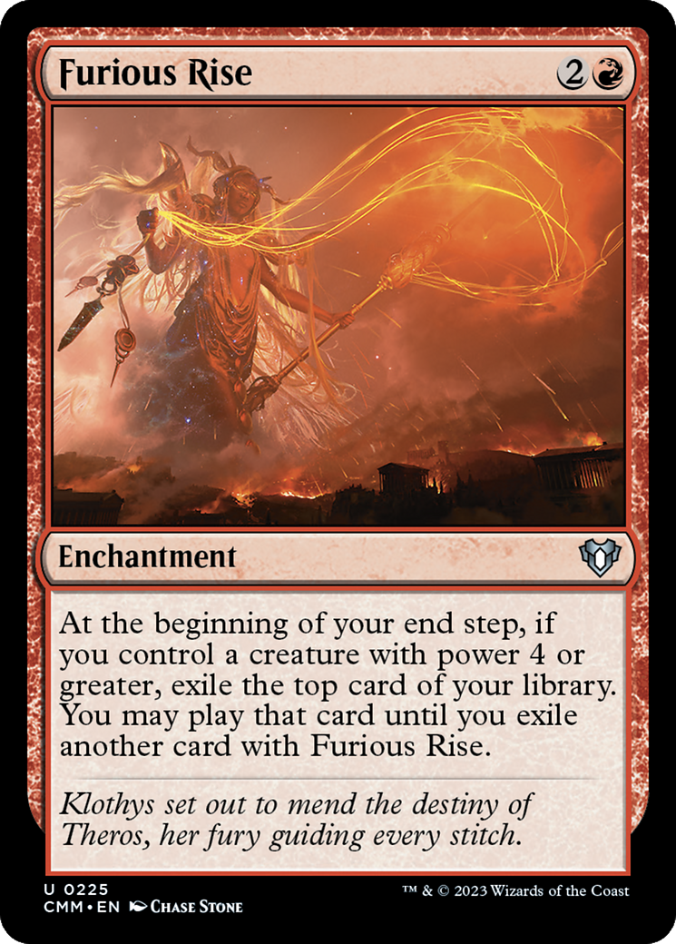 Furious Rise [Commander Masters] | Lots Moore NSW