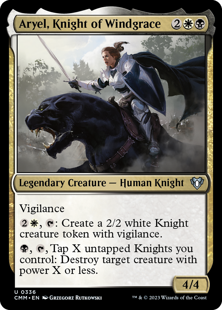 Aryel, Knight of Windgrace [Commander Masters] | Lots Moore NSW