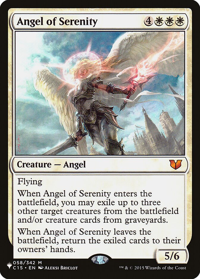 Angel of Serenity [The List] | Lots Moore NSW