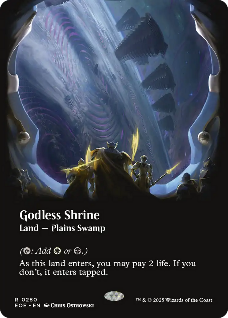 Godless Shrine (Borderless) [Edge of Eternities] | Lots Moore NSW