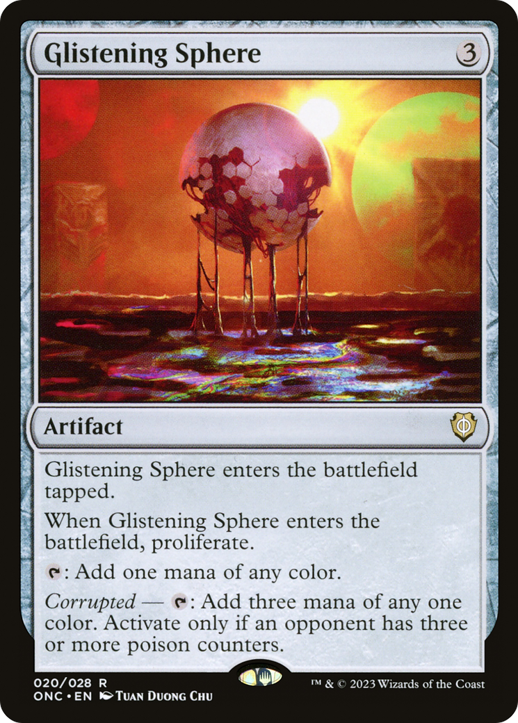 Glistening Sphere [Phyrexia: All Will Be One Commander] | Lots Moore NSW