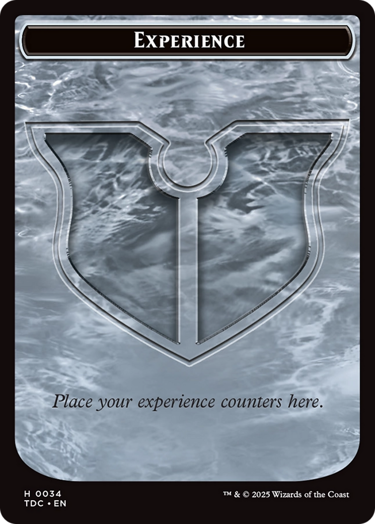 Experience // Treasure Double-Sided Token [Tarkir: Dragonstorm Commander Tokens] | Lots Moore NSW