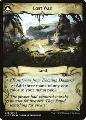 Dowsing Dagger // Lost Vale [Ixalan Prerelease Promos] | Lots Moore NSW