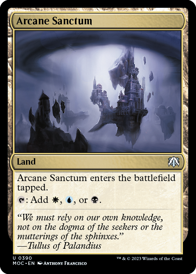 Arcane Sanctum [March of the Machine Commander] | Lots Moore NSW