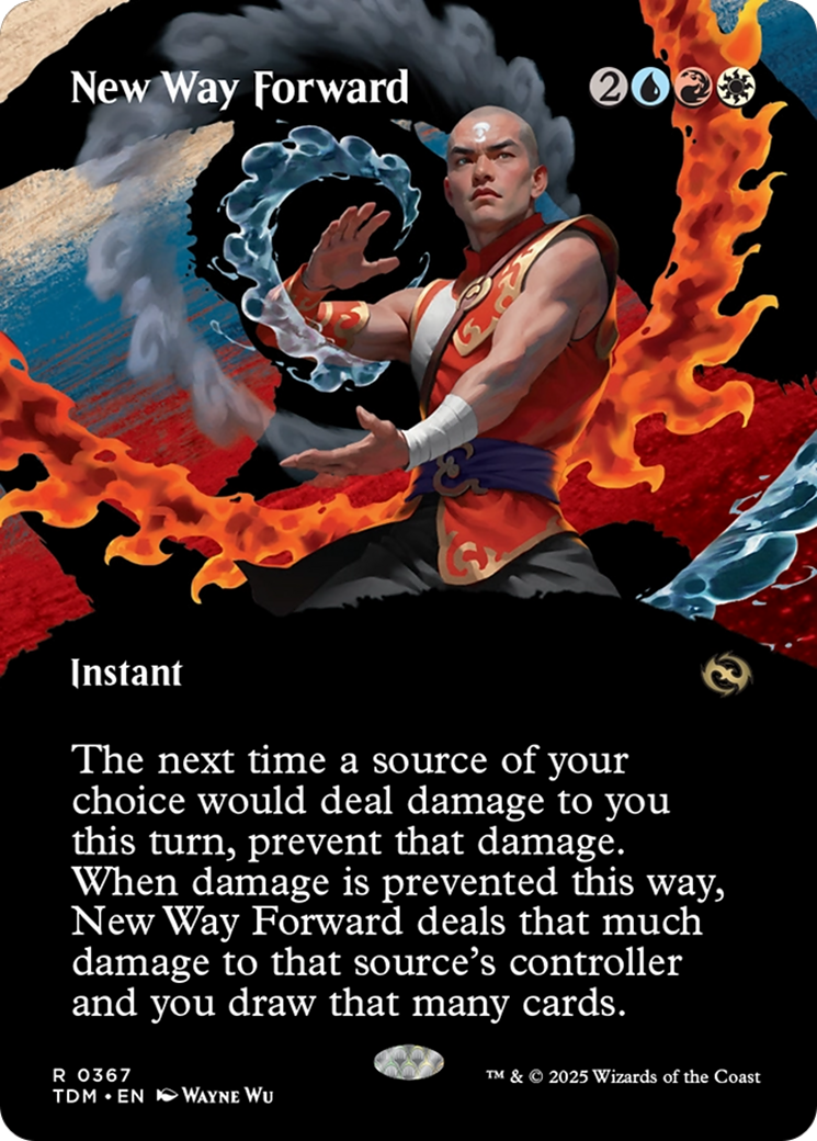 New Way Forward (Borderless) [Tarkir: Dragonstorm] | Lots Moore NSW
