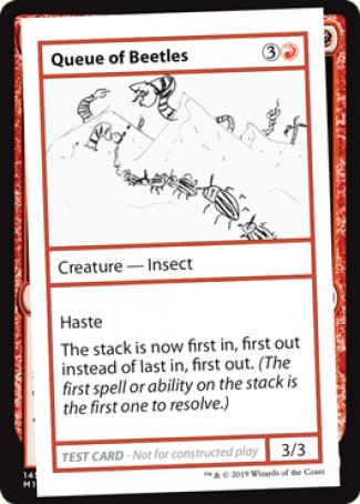 Queue of Beetles (2021 Edition) [Mystery Booster Playtest Cards] | Lots Moore NSW
