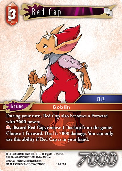 Red Cap [Opus XI] | Lots Moore NSW