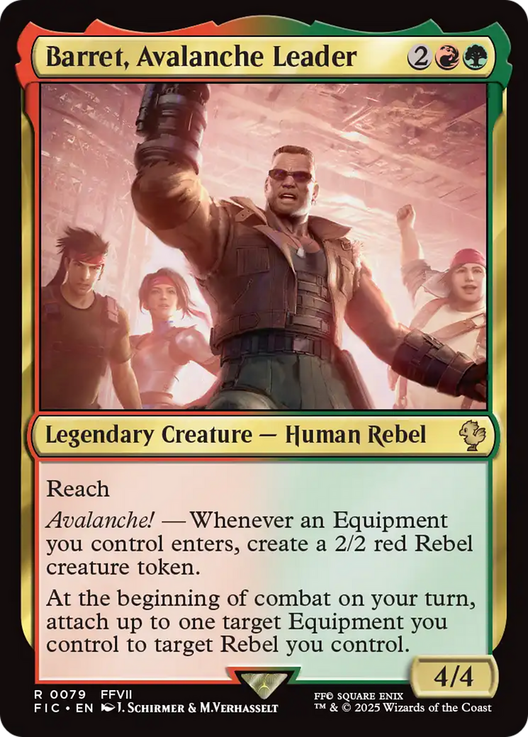 Barret, Avalanche Leader [FINAL FANTASY Commander] | Lots Moore NSW