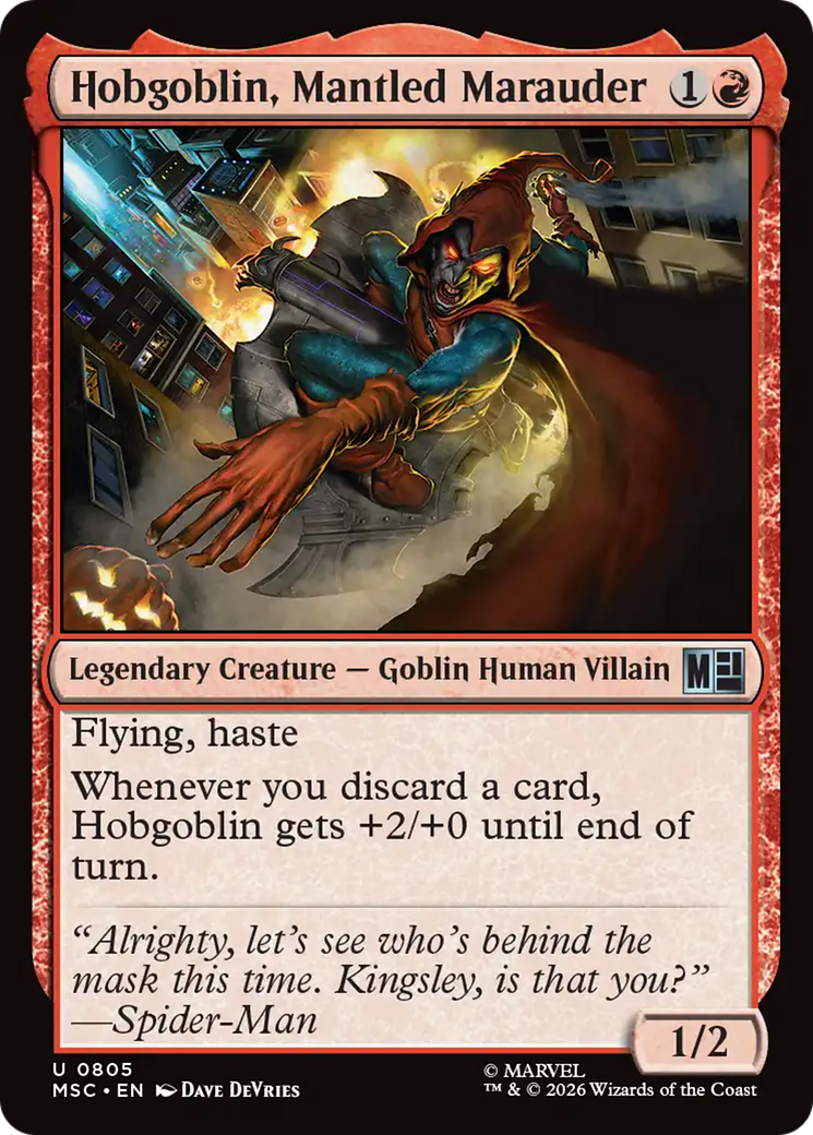 Hobgoblin, Mantled Marauder [Marvel Super Heroes Commander] | Lots Moore NSW
