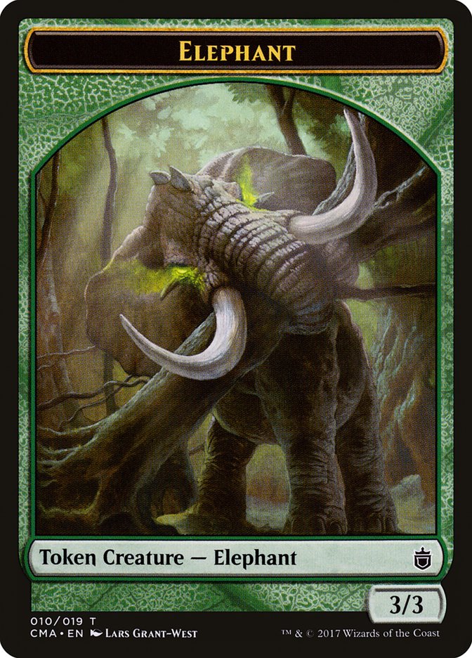 Elephant Token [Commander Anthology Tokens] | Lots Moore NSW