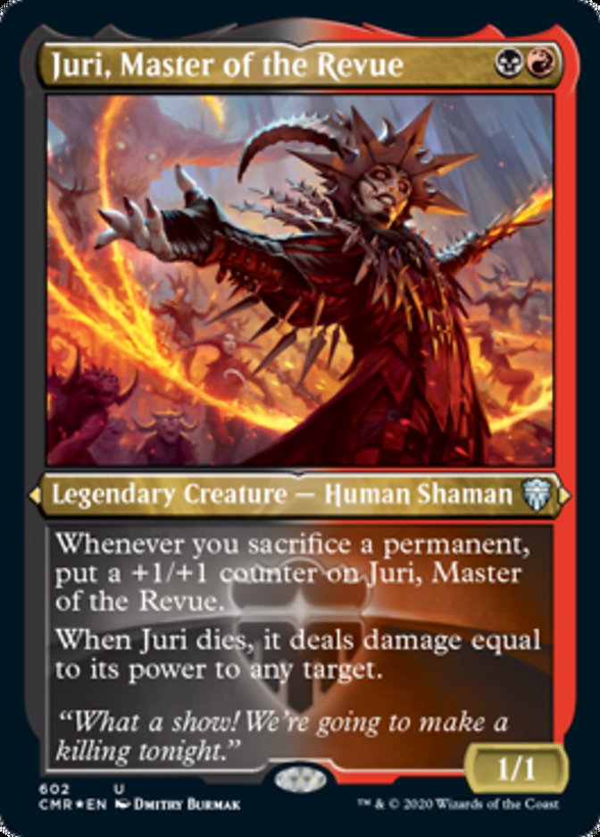 Juri, Master of the Revue (Etched) [Commander Legends] | Lots Moore NSW