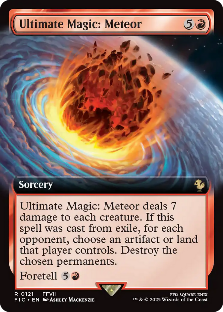 Ultimate Magic: Meteor (Extended Art) [FINAL FANTASY Commander] | Lots Moore NSW