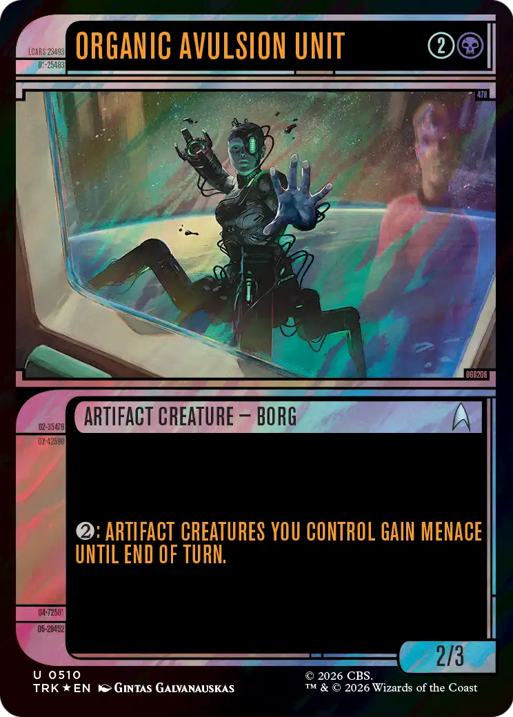 Organic Avulsion Unit (Showcase) (Surge Foil) [Star Trek] | Lots Moore NSW