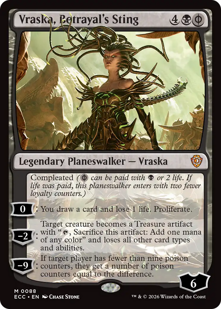Vraska, Betrayal's Sting [Lorwyn Eclipsed Commander] | Lots Moore NSW